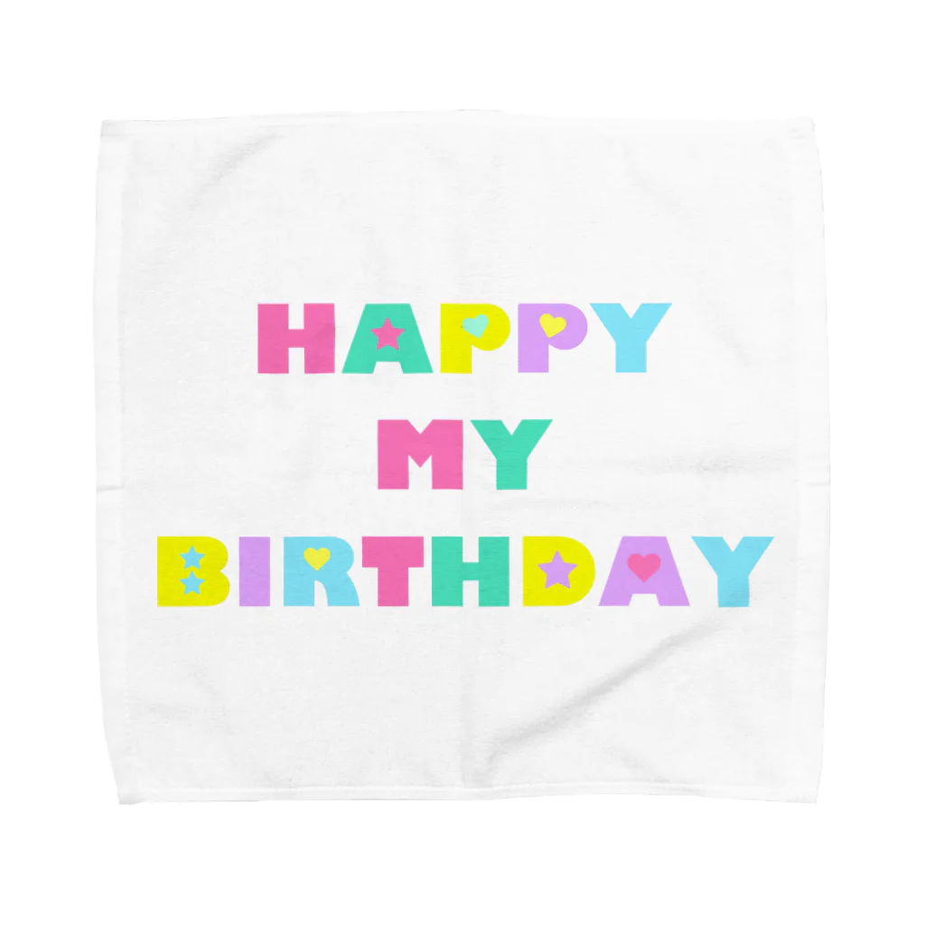 いろはコーポレーションのお誕生日ロゴ Towel Handkerchief