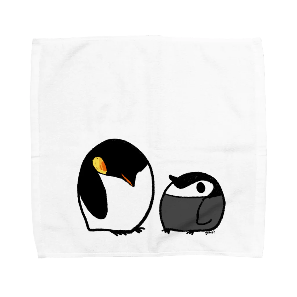 まゆみやのまんまるペンギン Towel Handkerchief