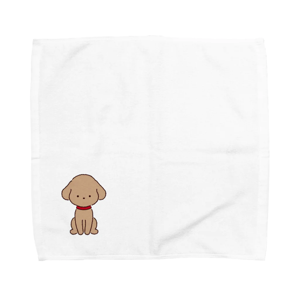 きなこのトイプードル・アプリコット Towel Handkerchief