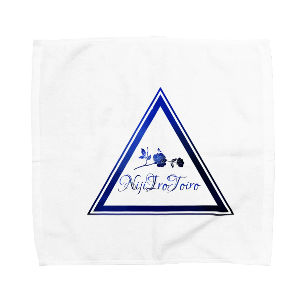 虹色十色の虹色十色 オリジナルロゴデザイン Towel Handkerchief