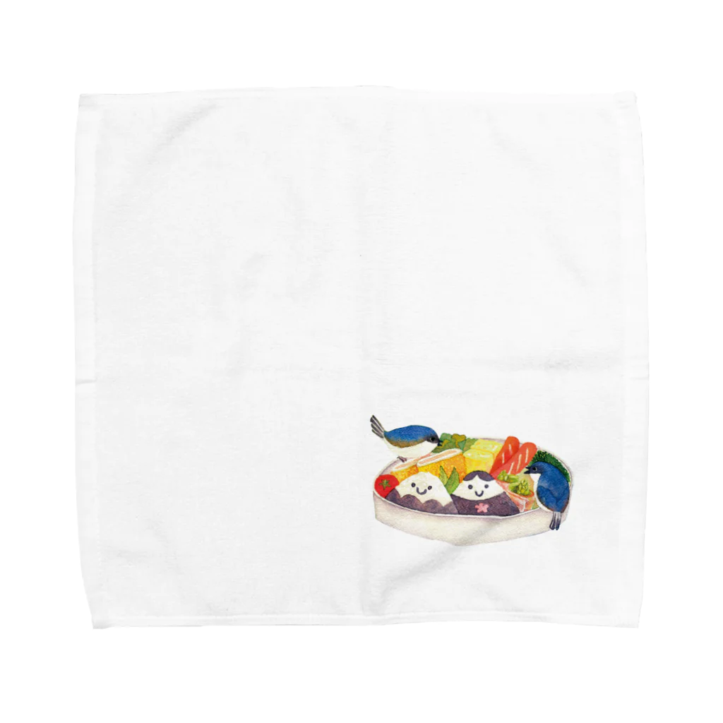 沙月　satsukiの小鳥のランチタイム Towel Handkerchief