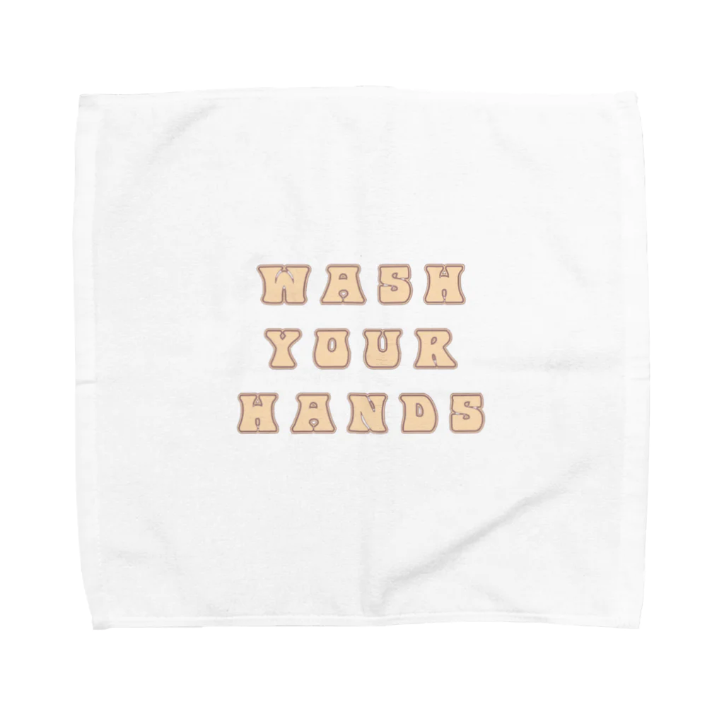 メロウメロウのWASH YOUR HANDS🙌🏻 タオルハンカチ