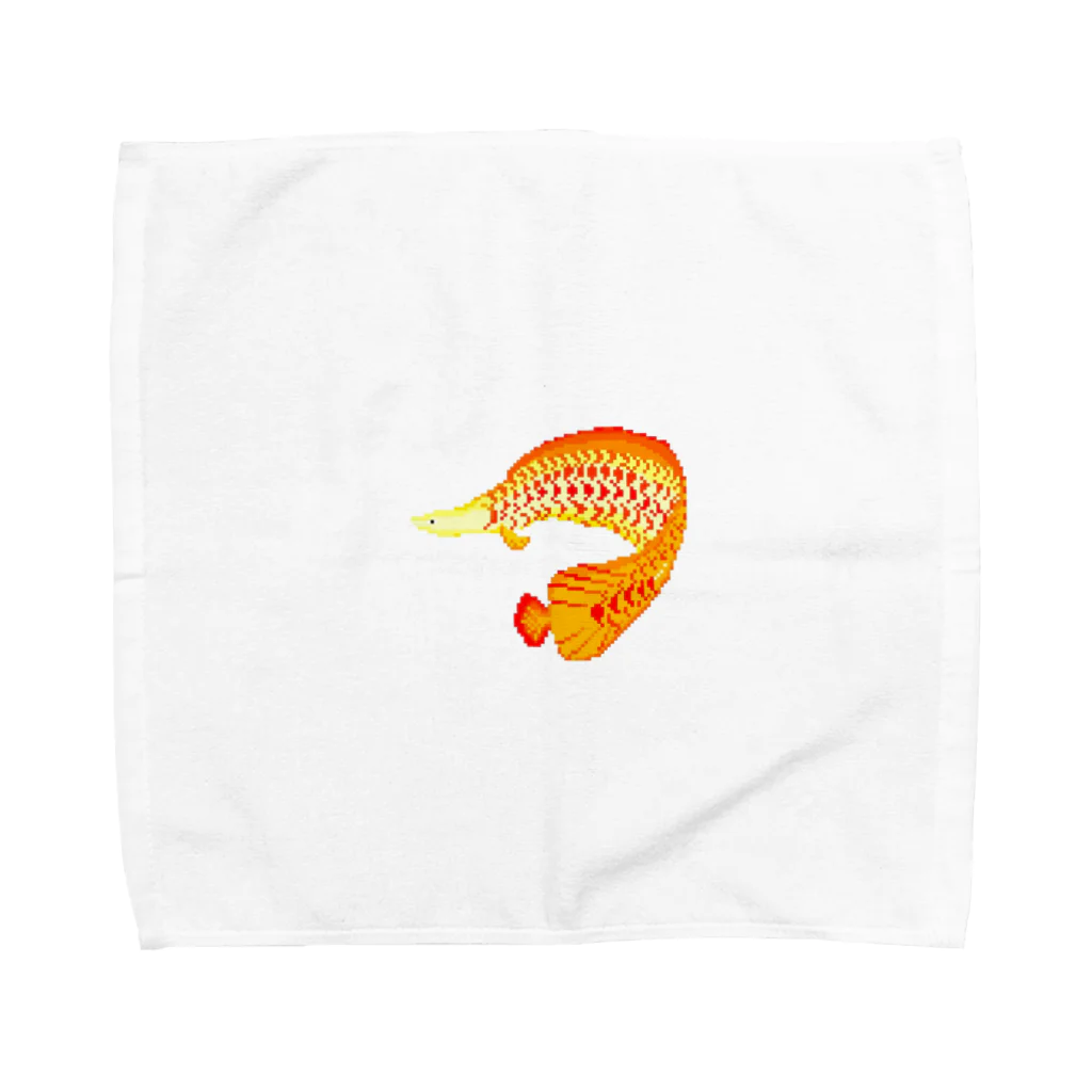 ねむいさかなのお店のピラルク　ドット Towel Handkerchief