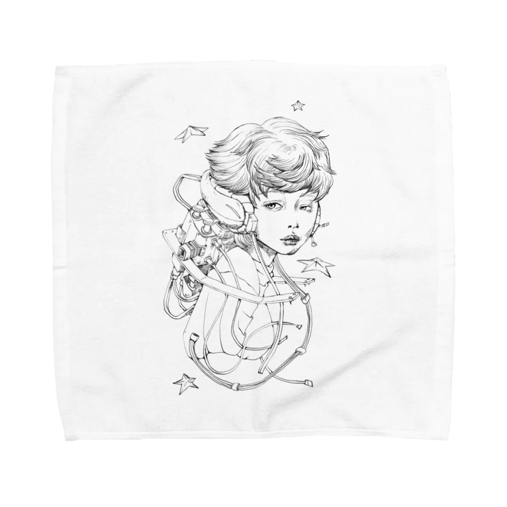 mugwumpのretro future 2 Towel Handkerchief