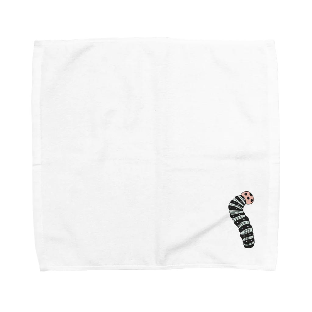 OGNdesignの虫　芋虫　いもむし　NO.26 Towel Handkerchief