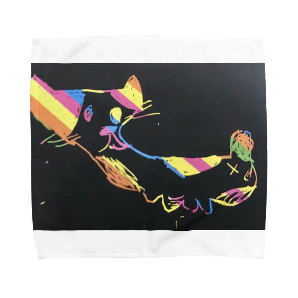 itukanの虹ねこ🌈 Towel Handkerchief