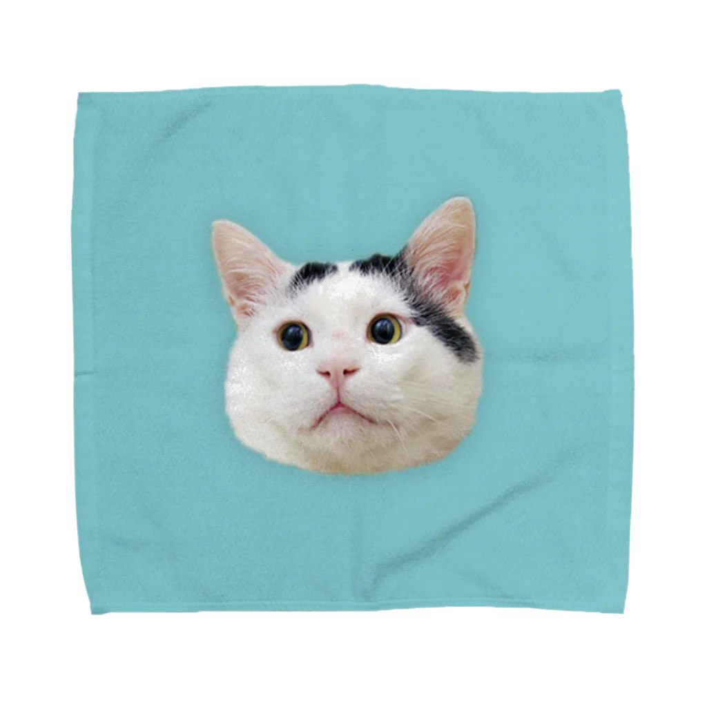 うちの猫ら　2号店のナナクロ Towel Handkerchief