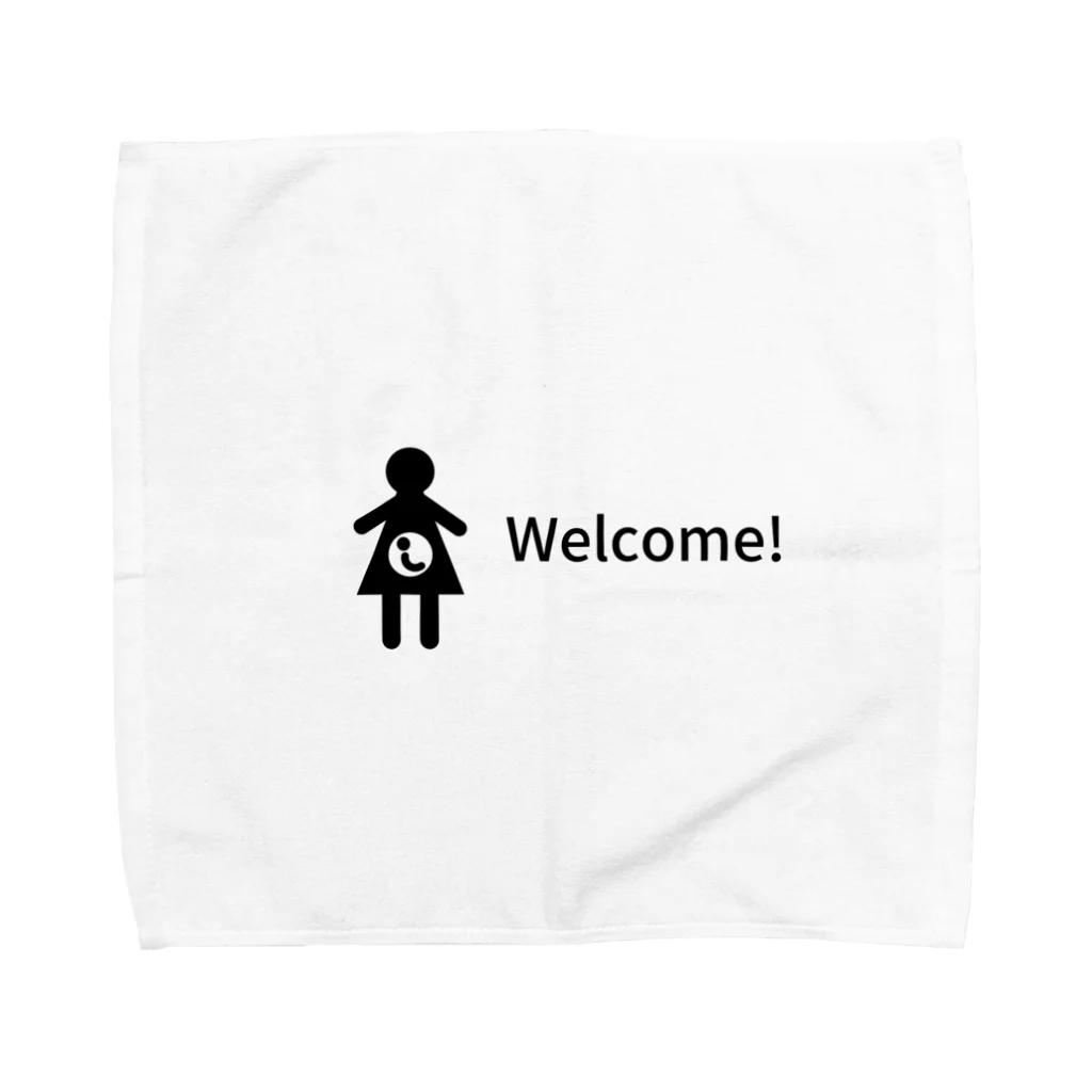 ANOTHER GLASSのHappy new baby -Welcome- Towel Handkerchief