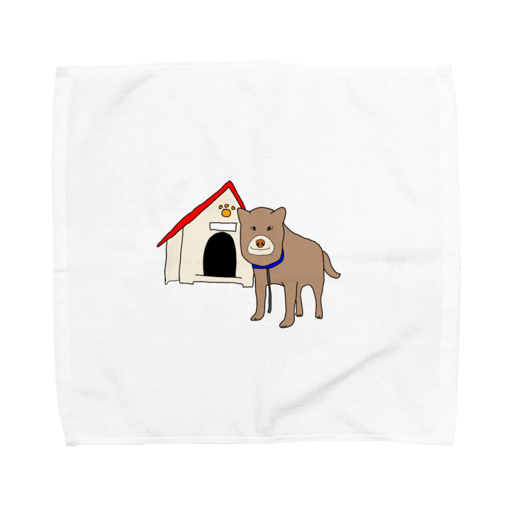 kikiの顔が四角い犬🐶 Towel Handkerchief