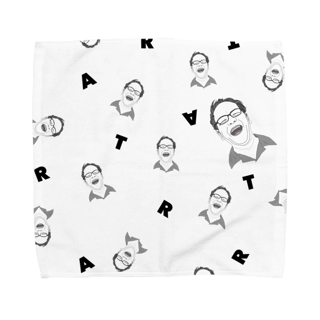 ひかり 有田のありったけに元気なおじさん Towel Handkerchief