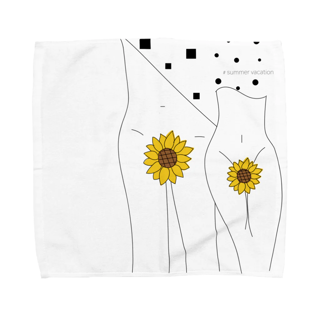 MON`s Collectionのsummer  vacation Towel Handkerchief