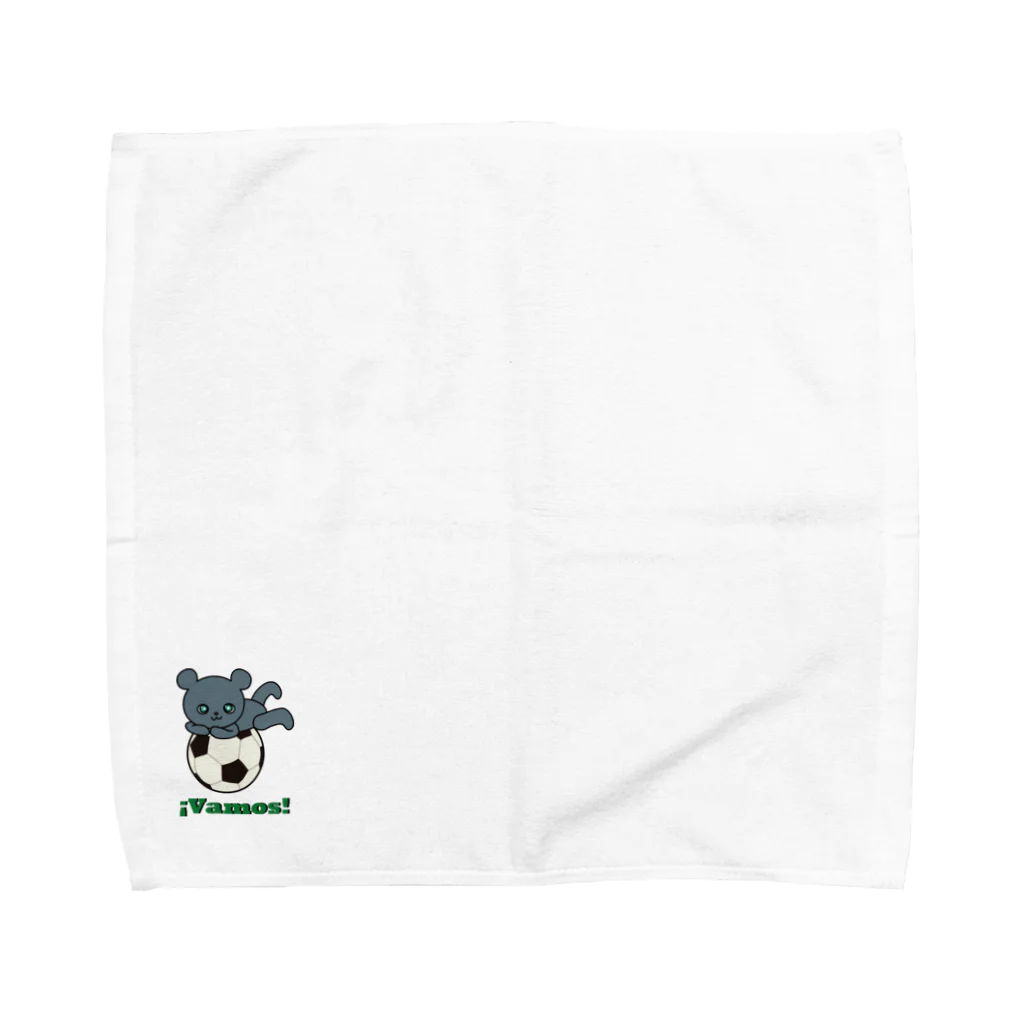 森のどうぶつサッカーshopのボランチのこぐま2(vamos) Towel Handkerchief