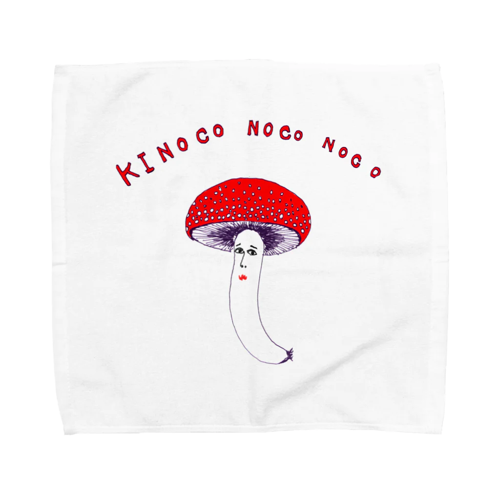 NIKORASU GOのきのこ　のこのこ Towel Handkerchief