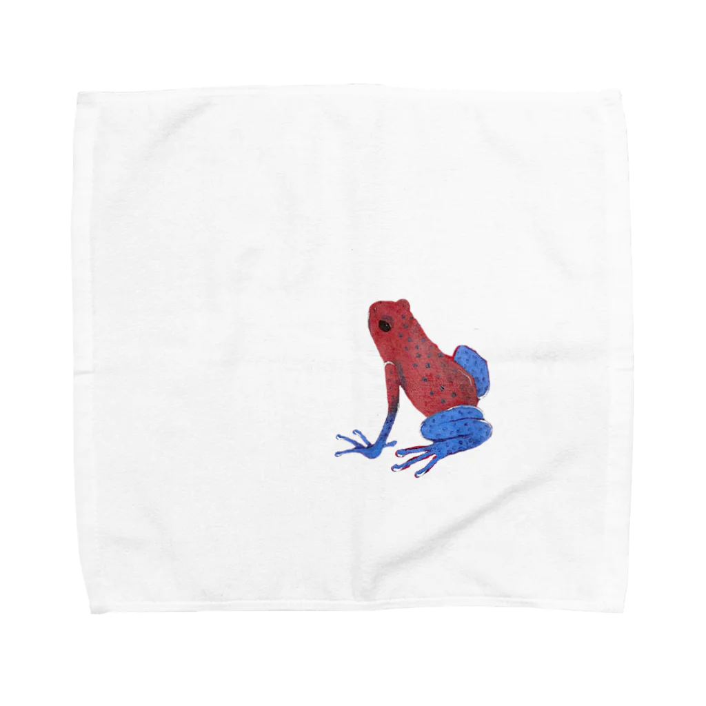 suzuejyaのイチゴヤドクガエルん Towel Handkerchief