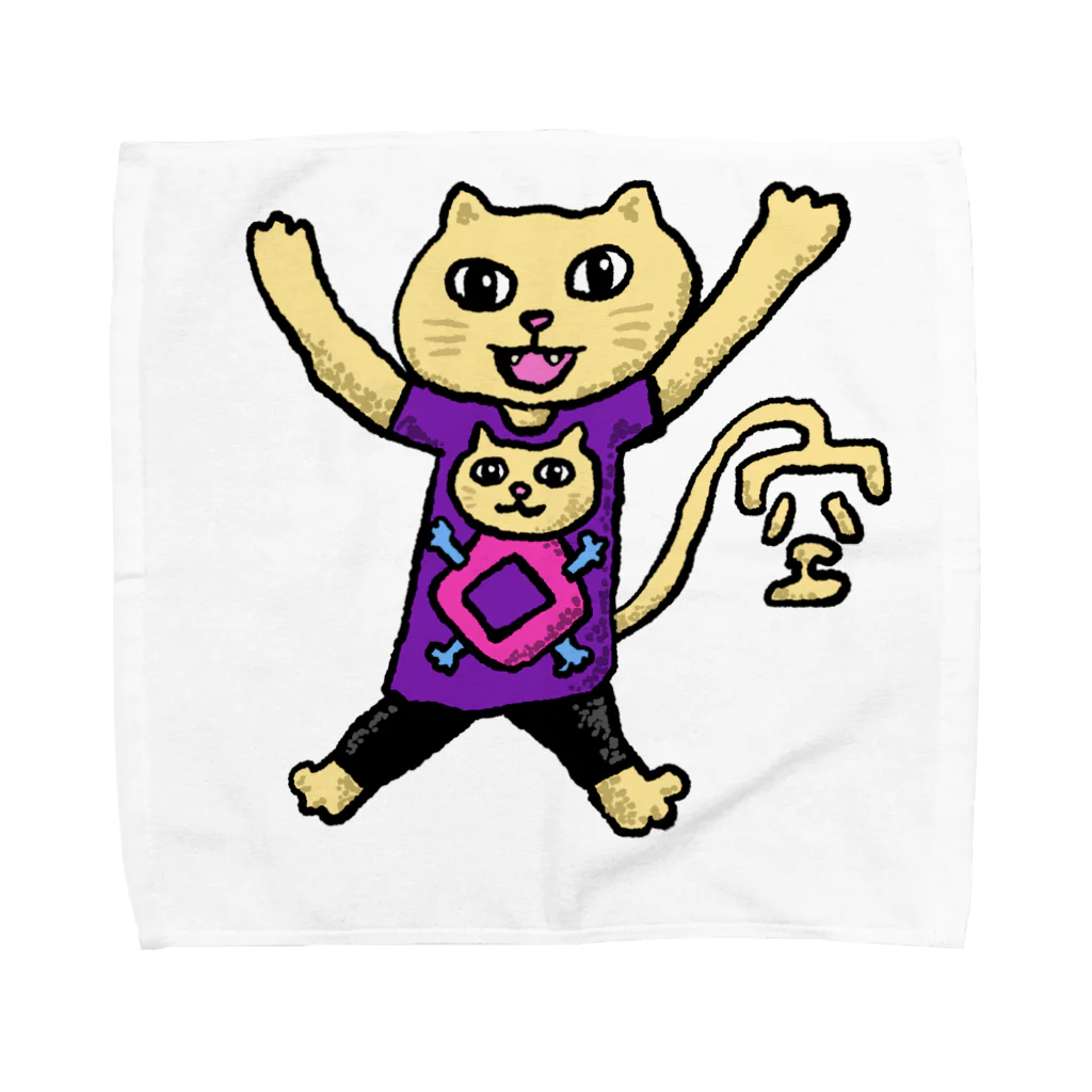 田中六大の空と猫 Towel Handkerchief