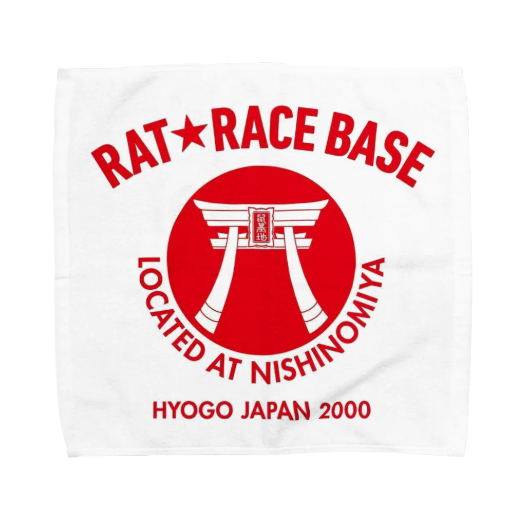 ＲＡＴ★ＲＡＣＥ（ラット★レース）　　ＫＵＲＡＫＵＥＮ（苦楽園）のＲＡＴ★ＲＡＣＥ　ＢＡＳＥ　陸　 タオルハンカチ