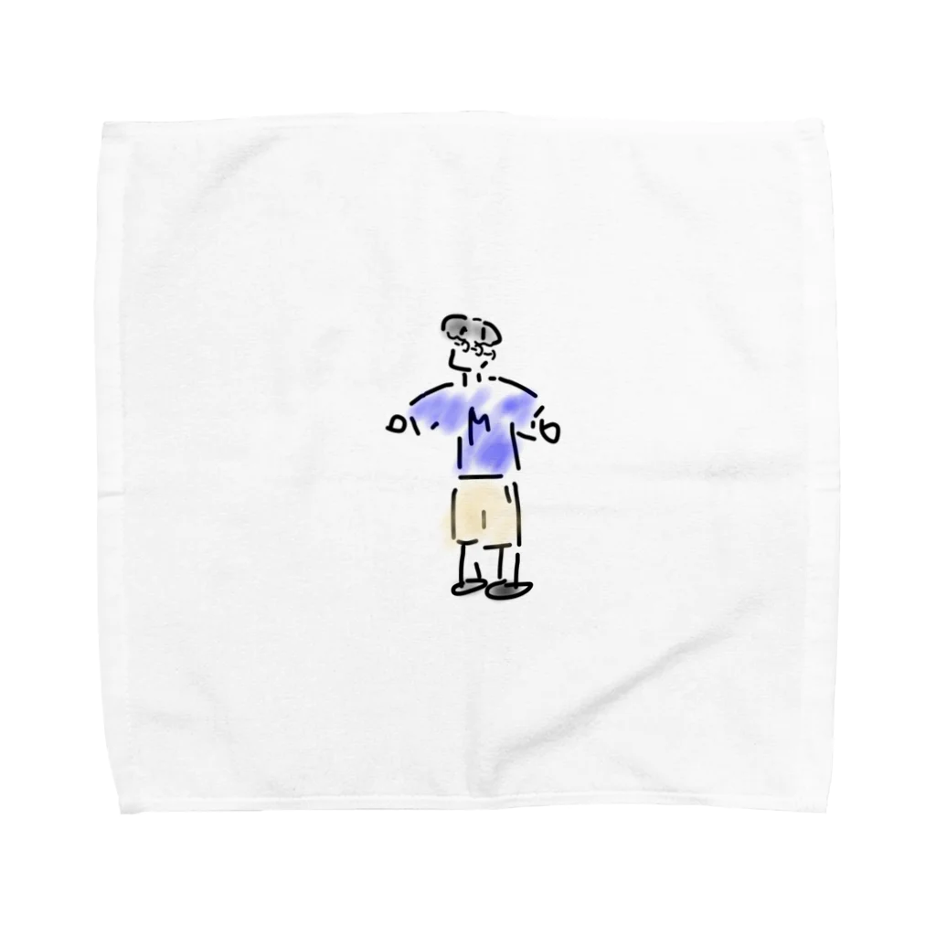 絵心ない人の絵心ない人の少年M Towel Handkerchief