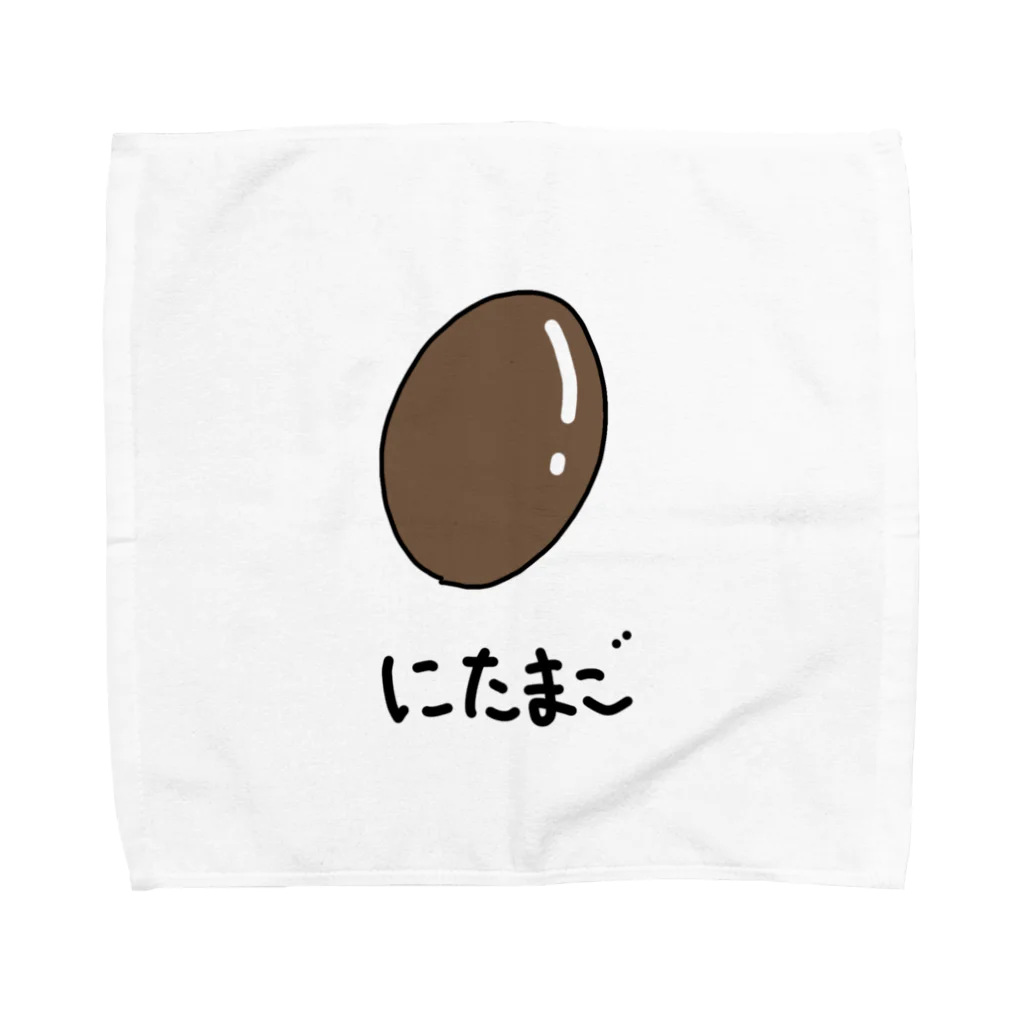 ぽんぽこのにたまご Towel Handkerchief