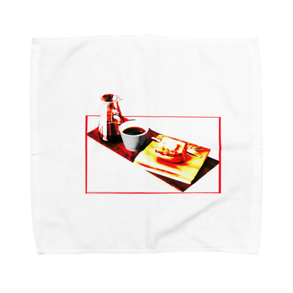 Danke Shoot Coffeeのモーニングセット Towel Handkerchief