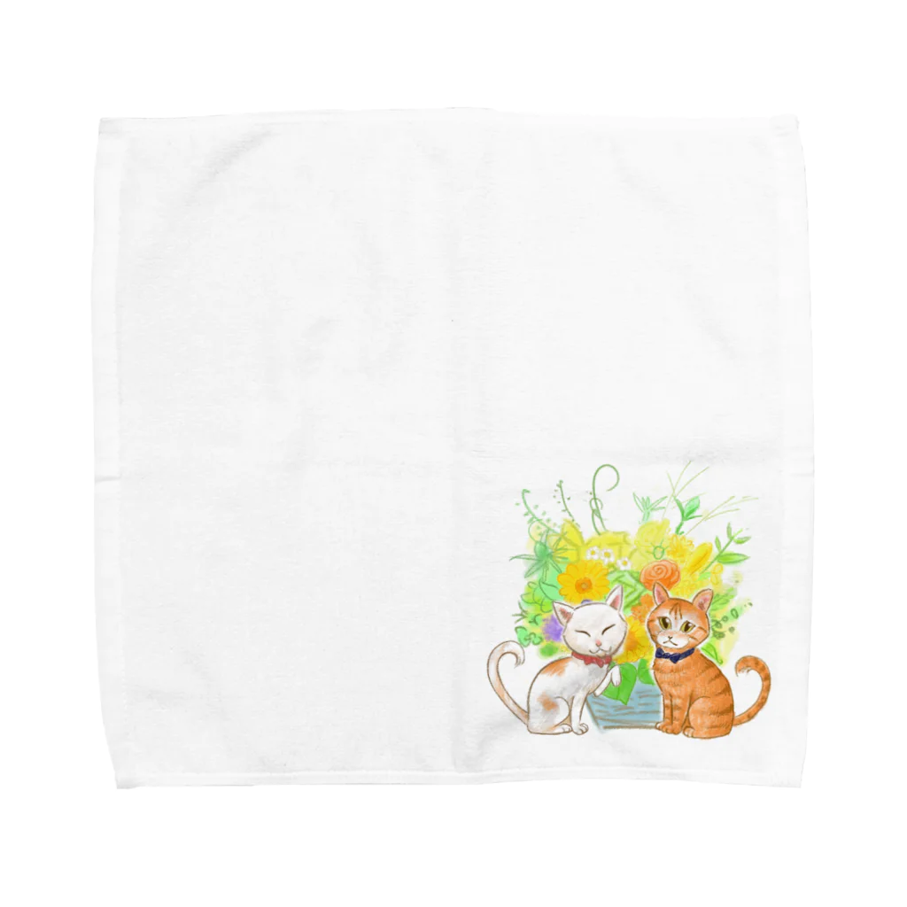 Jodlerin Sakura Kitagawa und die Edelweißmusikantenのちゃんでぃちゃんたち★ Towel Handkerchief