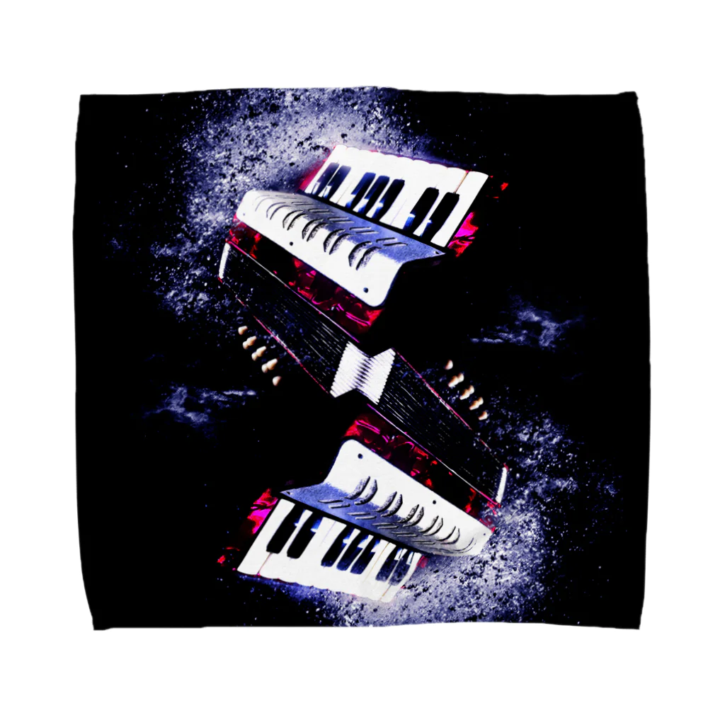  1st Shunzo's boutique のToy accordion  Towel Handkerchief