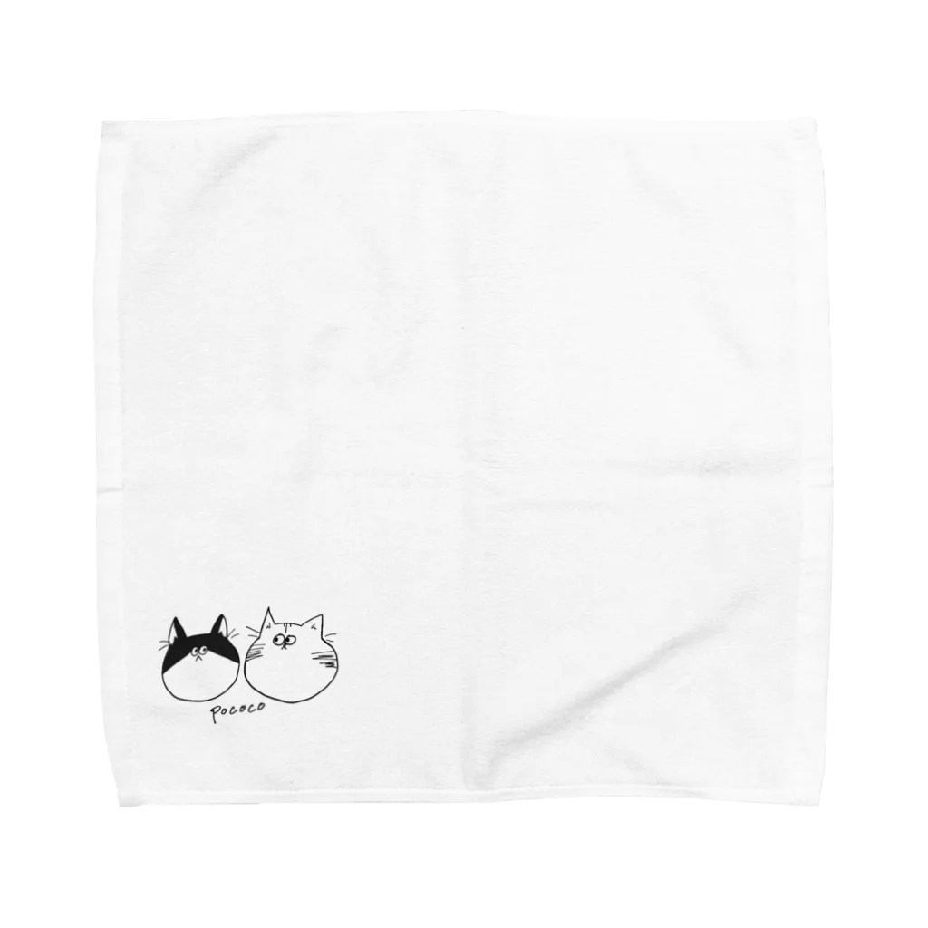 猫柳のぽここシリーズ Towel Handkerchief