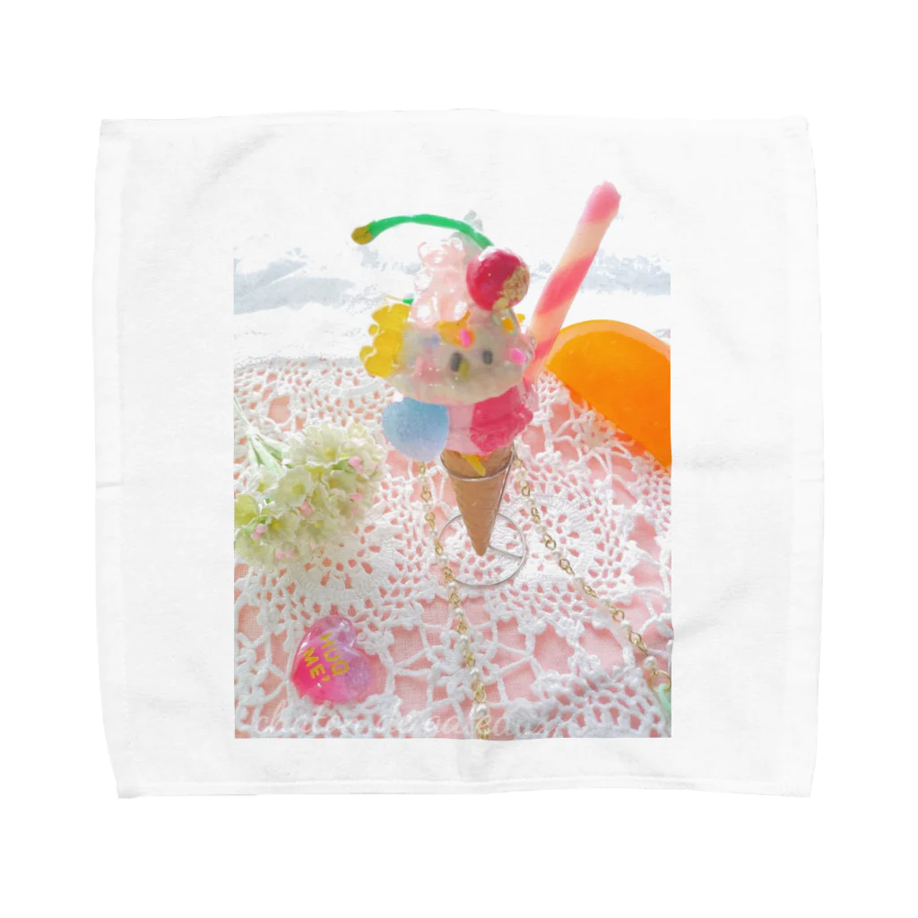 chaton de gateauxのBear Gummy Pafeit Towel Handkerchief