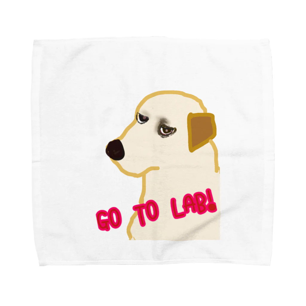 DOGLABのGo to LAB タオルハンカチ