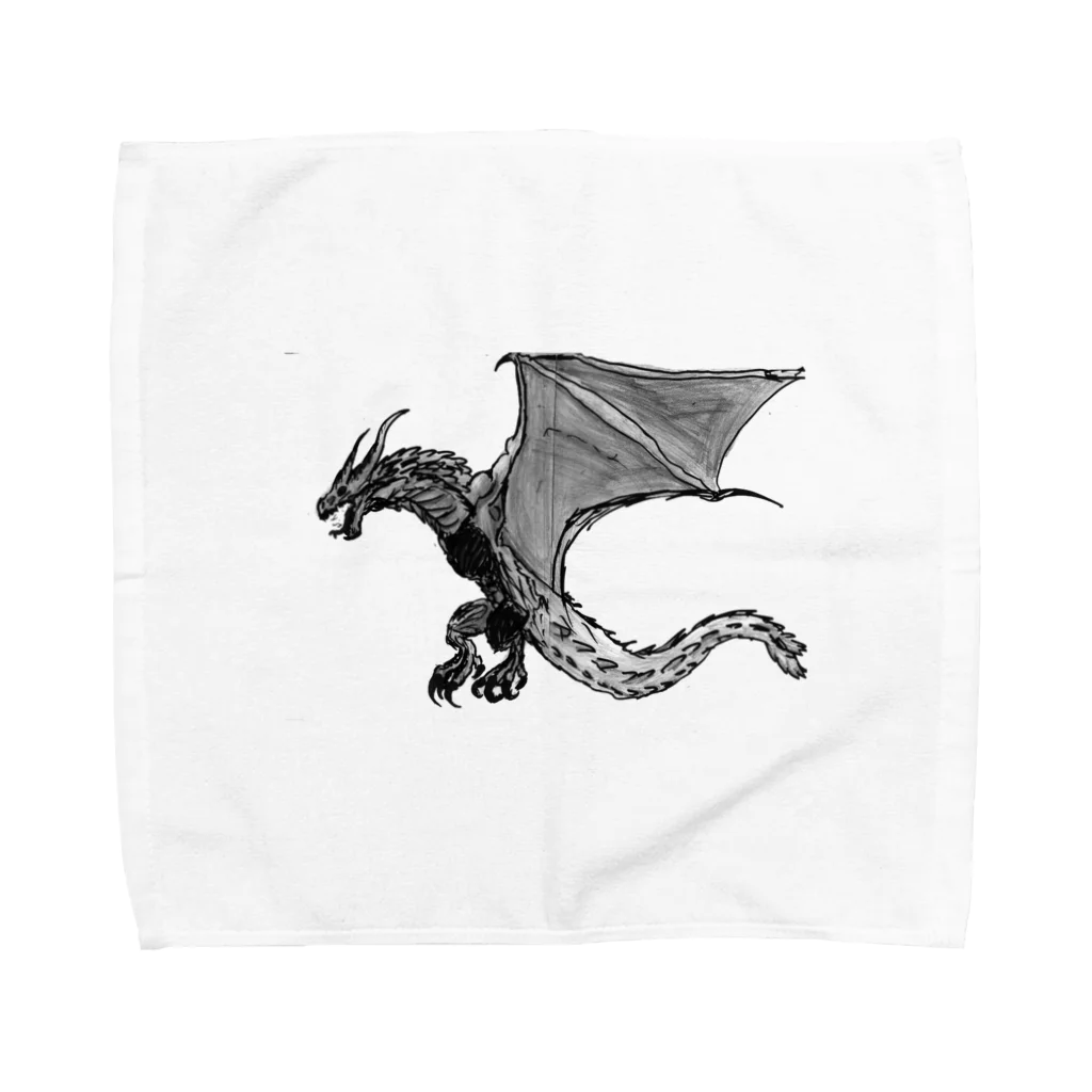 artistZのドラゴン Towel Handkerchief