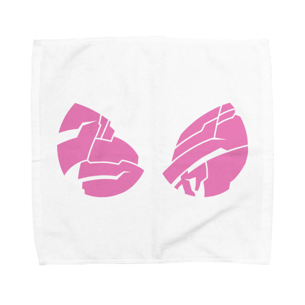 牛乳崎の文字あそびのブラジャー Towel Handkerchief