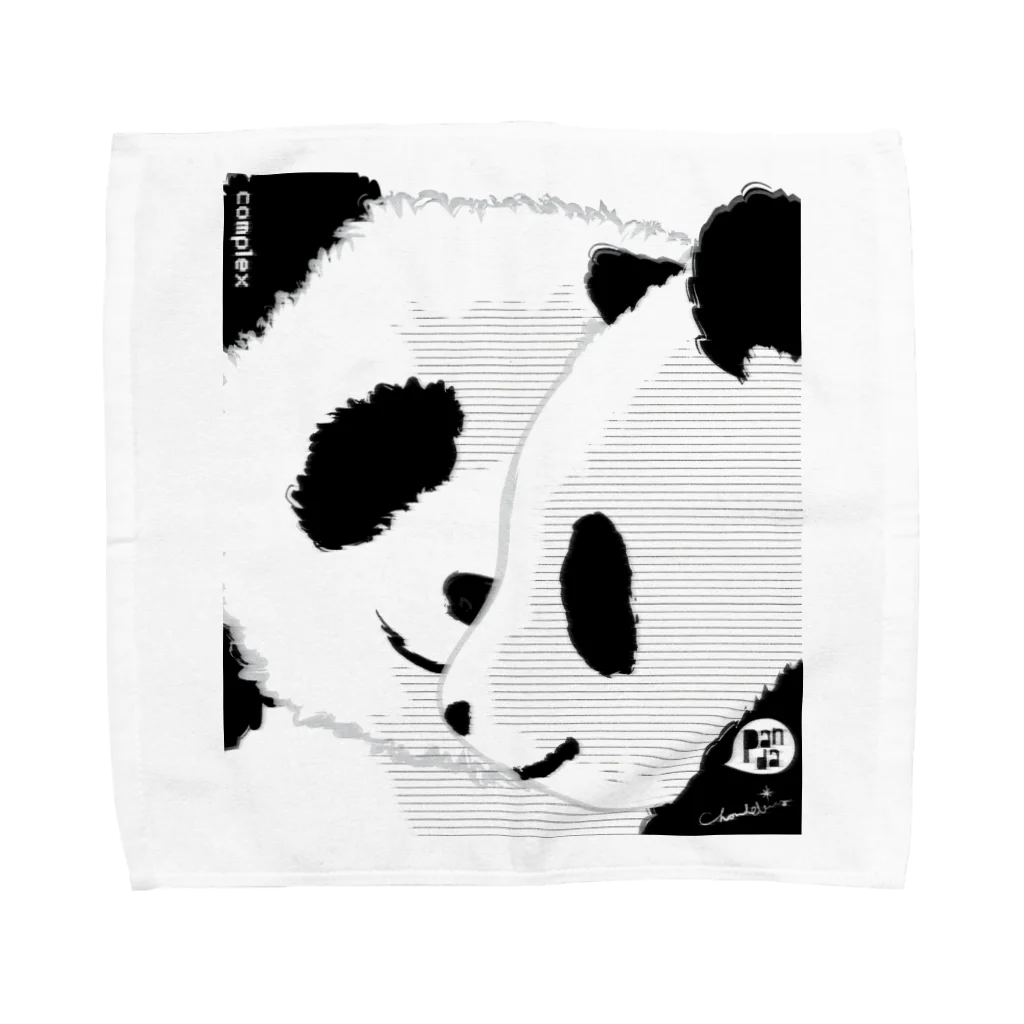 LittleLoroのPANDA COMPLEX パンダ頭複合体 0469 Towel Handkerchief