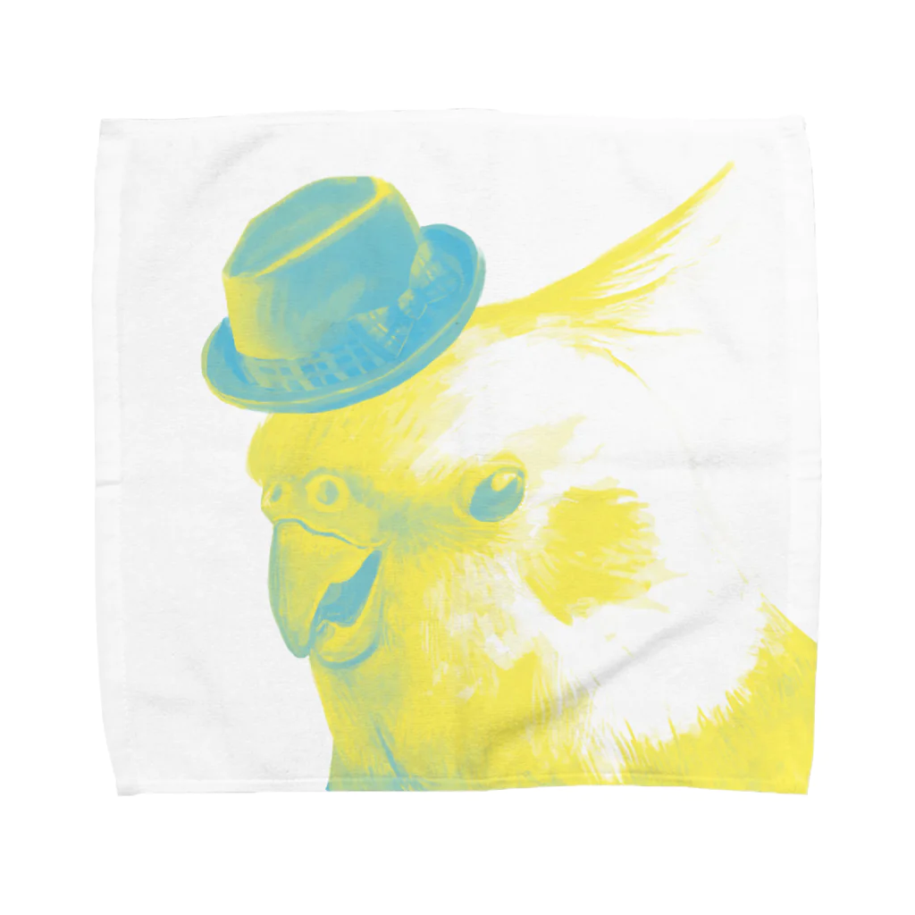 marscamelliaのくーちゃんと帽子（リボン） Towel Handkerchief