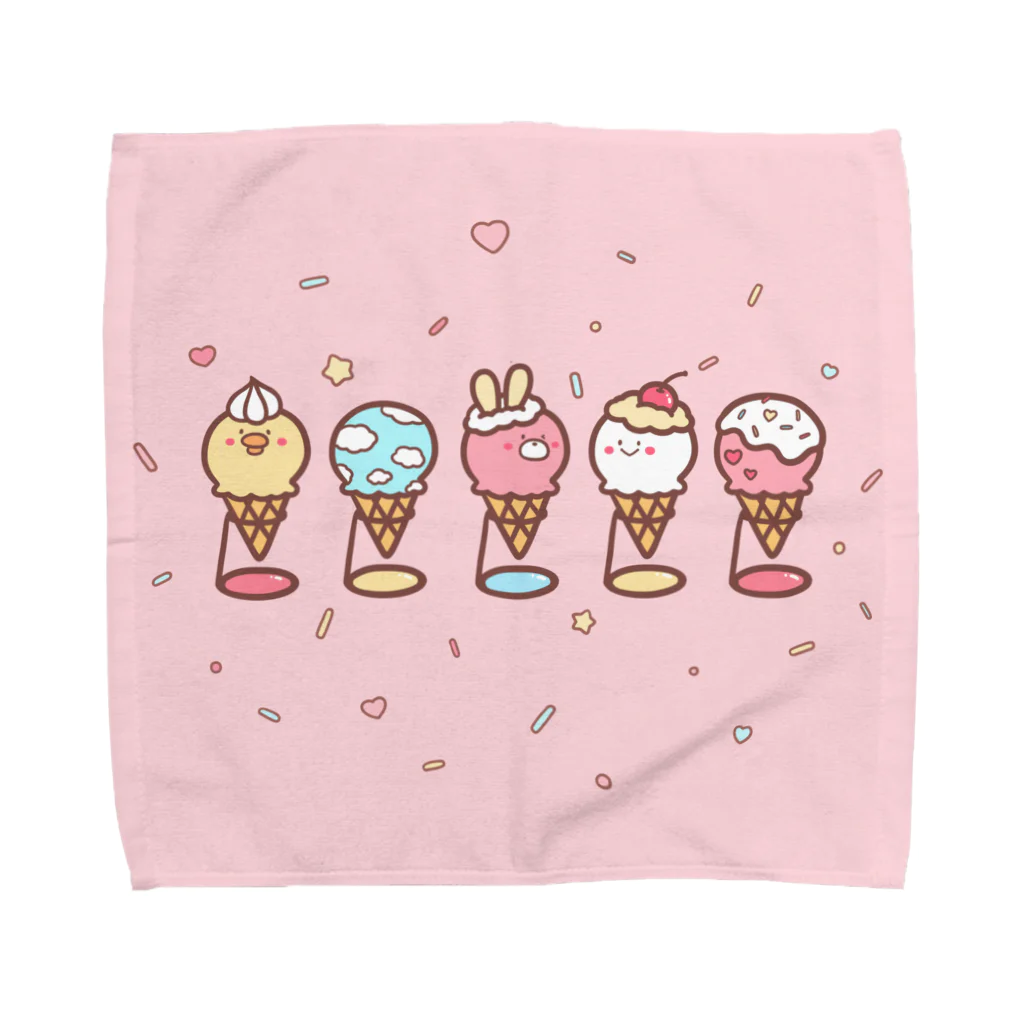 おてんば魔法店のアイスクリームＳＨＯＰ♡ Towel Handkerchief