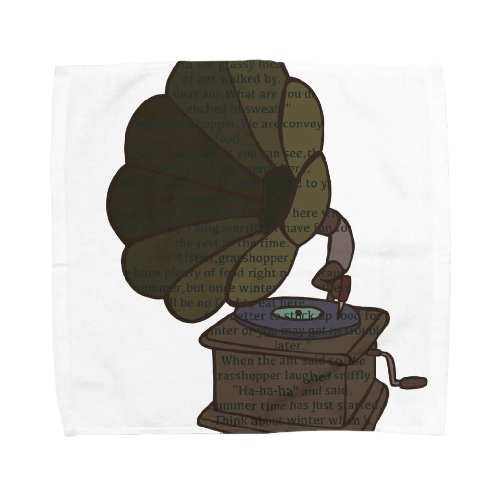 prunelleの蓄音機 Towel Handkerchief