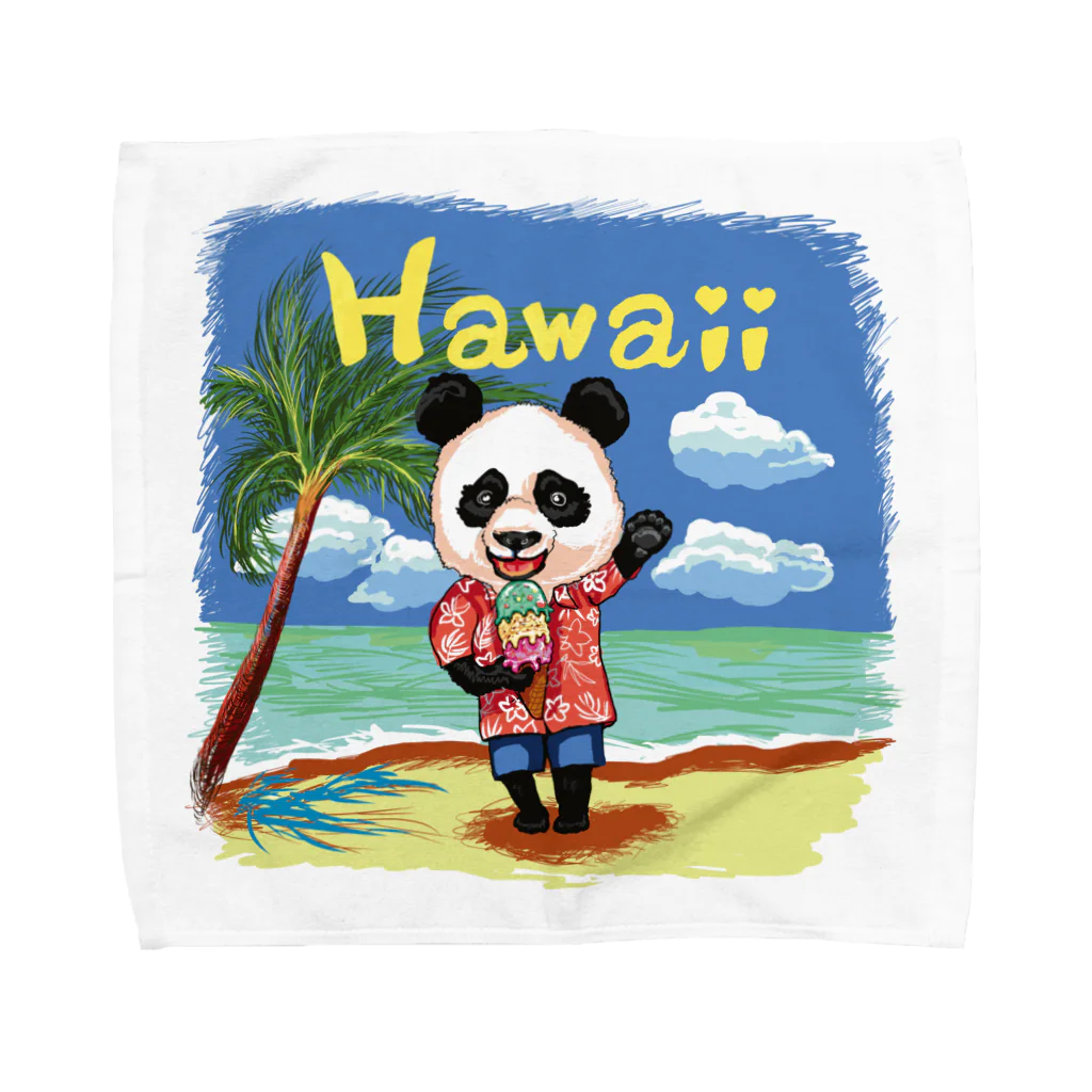 油絵描きの小物売り場のハワイ旅行気分 Towel Handkerchief