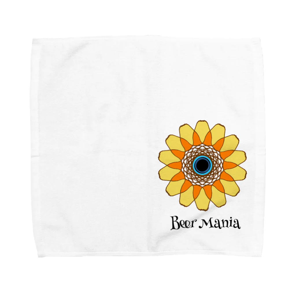 Beer Maniaのひまわり Towel Handkerchief