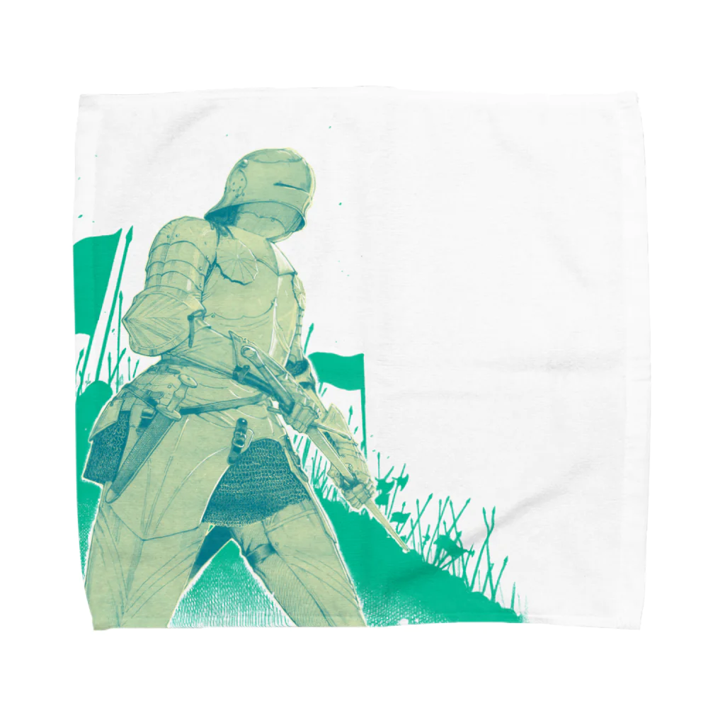 N-A shopのいざ参らん　緑ver Towel Handkerchief