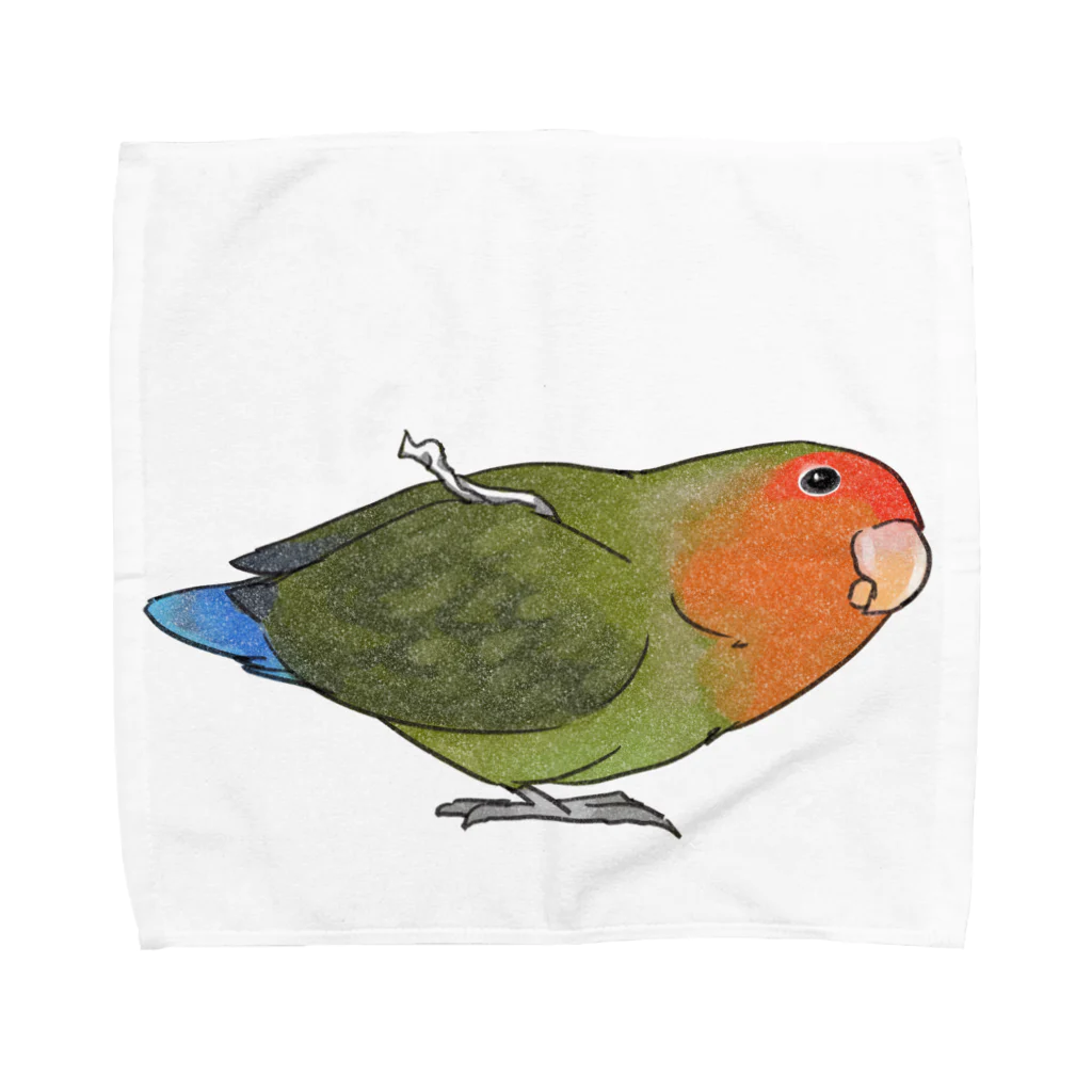 まめるりはことりのおすましコザクラインコ　きなこちゃん【まめるりはことり】 Towel Handkerchief