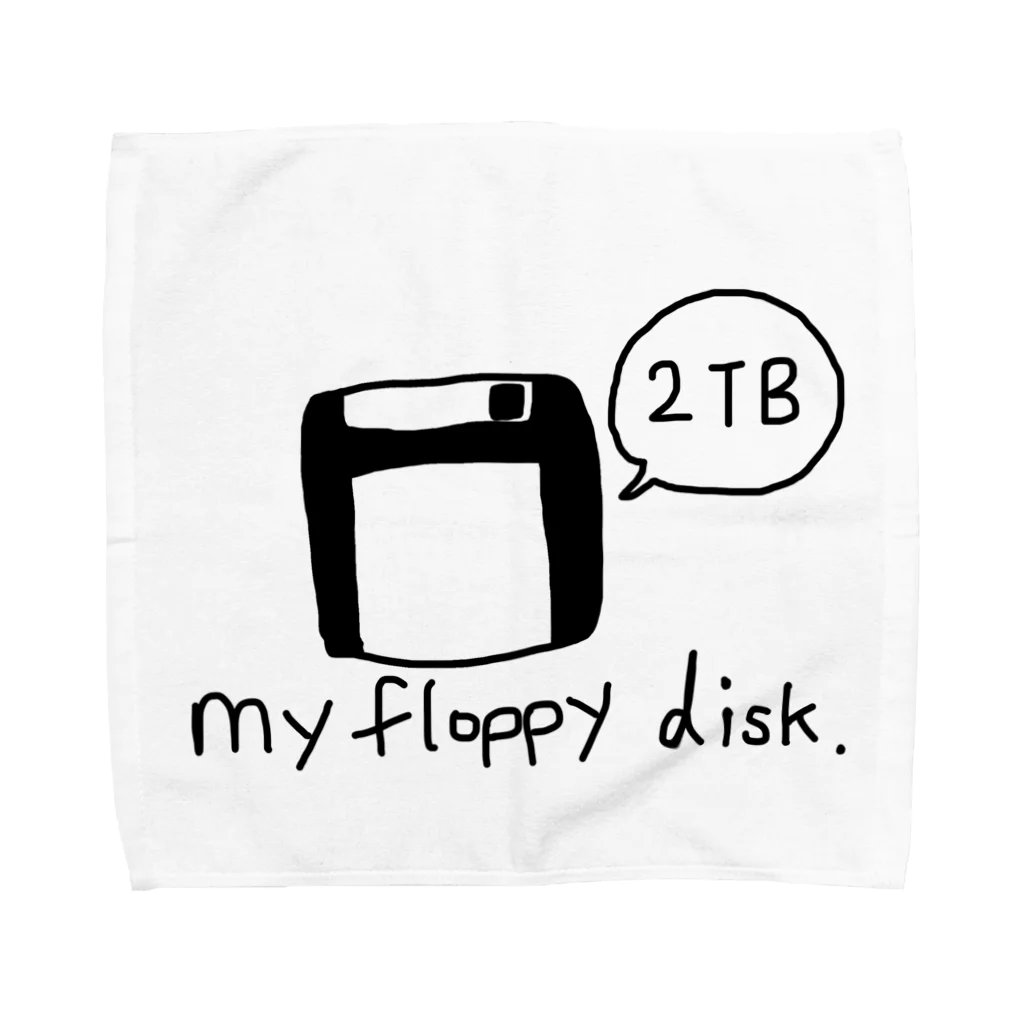 ym303bass オフィシャルショップのフロッピーディスク　2TB Towel Handkerchief