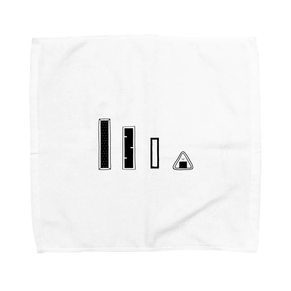 ぽにゃ橋たら子のおにぎり回線 Towel Handkerchief