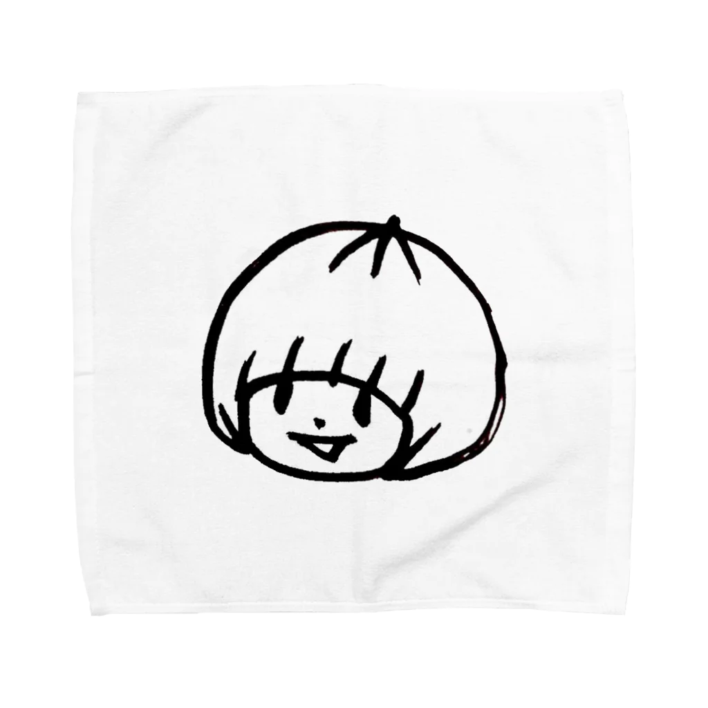 おかっぱミユキのおかっぱミユキロゴマーク Towel Handkerchief