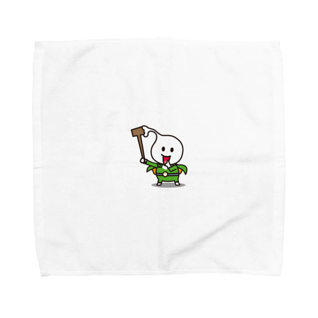 中小企業戦隊／モッチッチレンジャーのモッチグリーン Towel Handkerchief