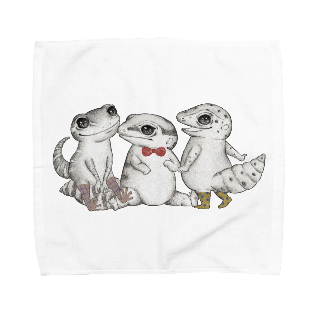 MIKAERUのReptiles MIKAERU Towel Handkerchief