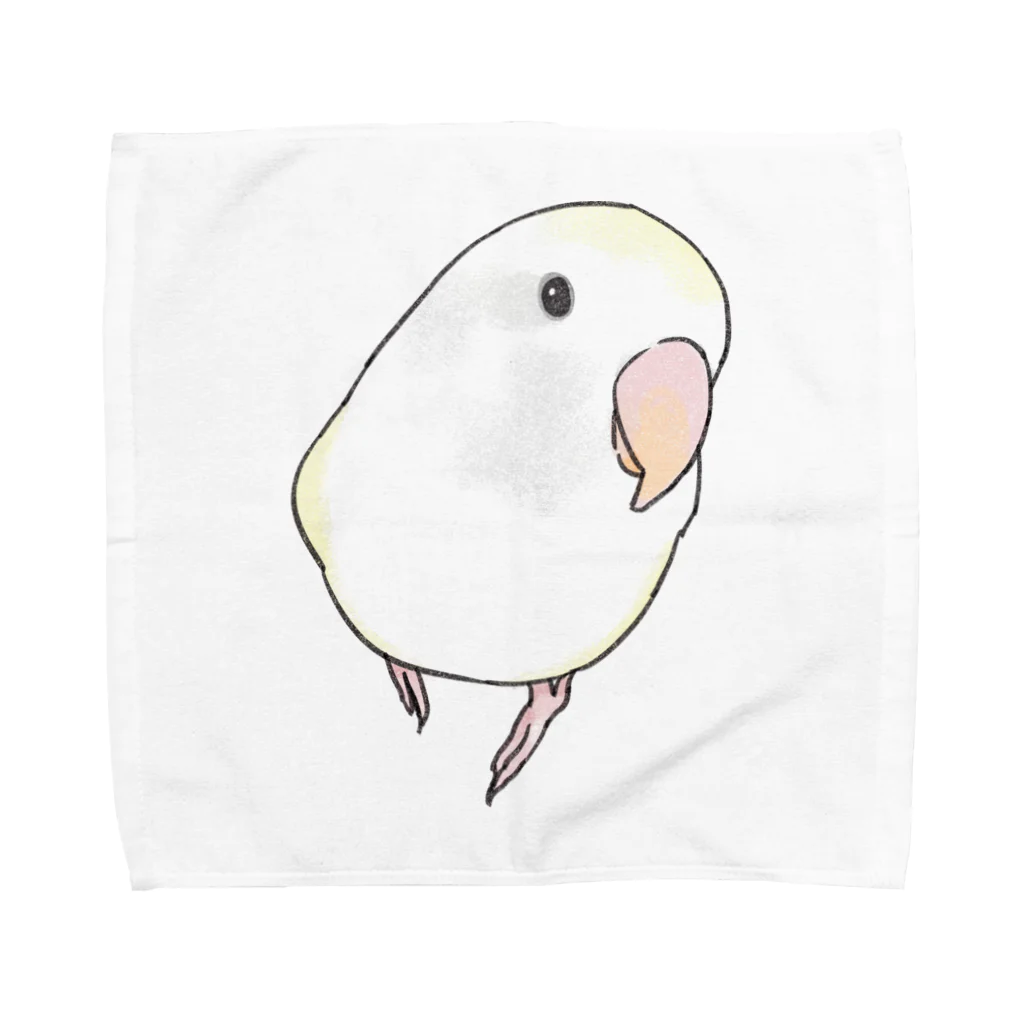 まめるりはことりのコザクラインコ　バイオレットパイドちゃん【まめるりはことり】 Towel Handkerchief