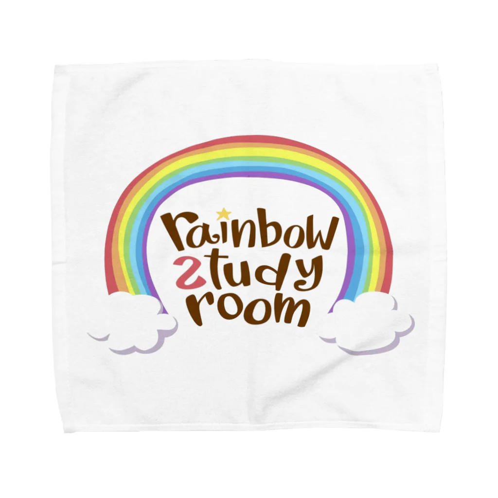 amakanaのrainbow study room タオルハンカチ