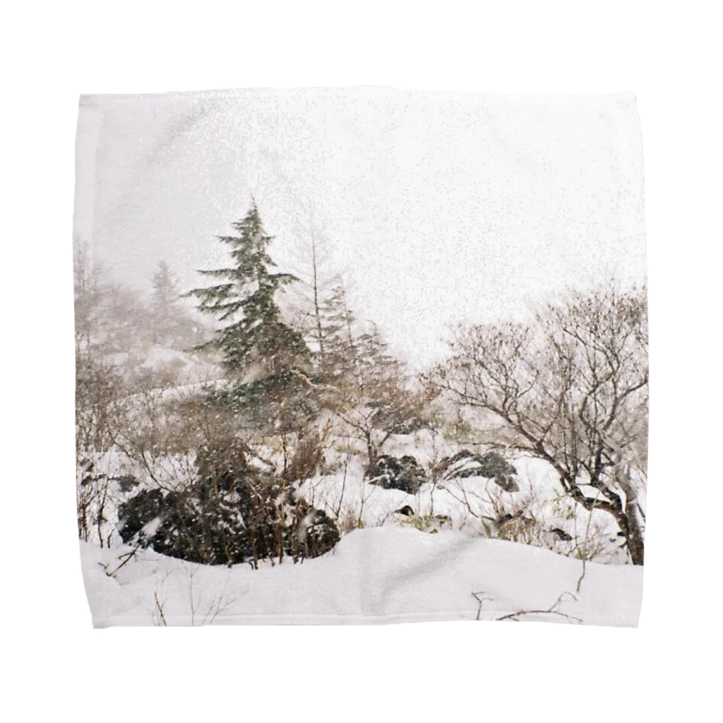 namasabaの白根山 Towel Handkerchief