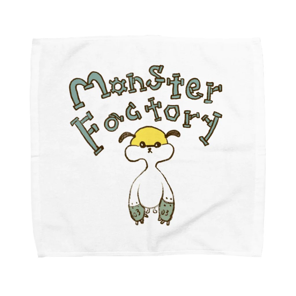 ねこぜや のモンスター工場🏭　モモ Towel Handkerchief