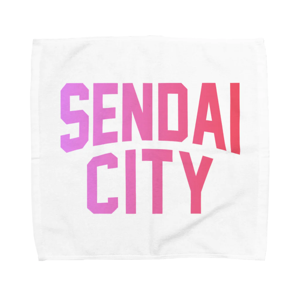 JIMOTO Wear Local Japanの仙台市 SENDAI CITY タオルハンカチ