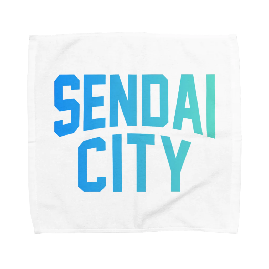 JIMOTO Wear Local Japanの仙台市 SENDAI CITY Towel Handkerchief