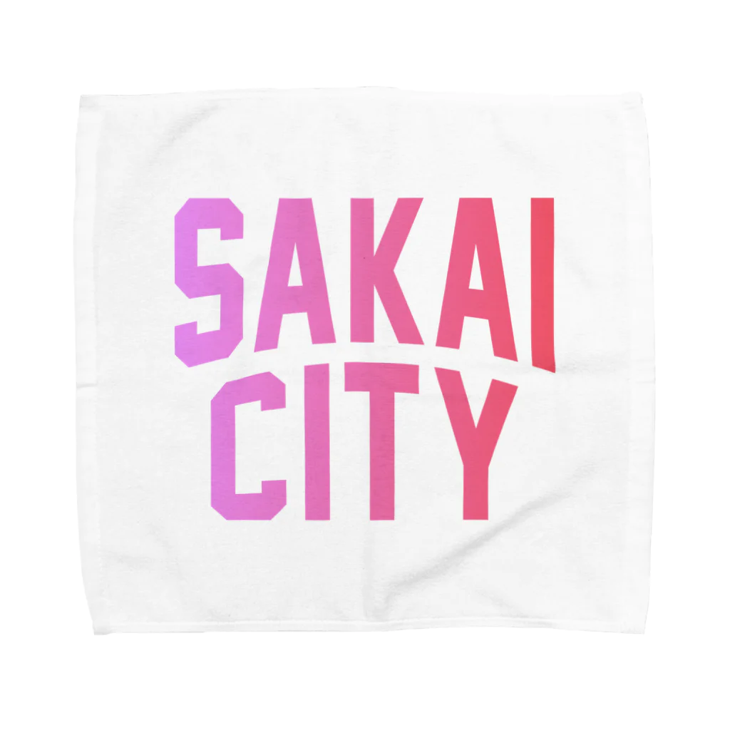 JIMOTOE Wear Local Japanの堺市 SAKAI CITY Towel Handkerchief